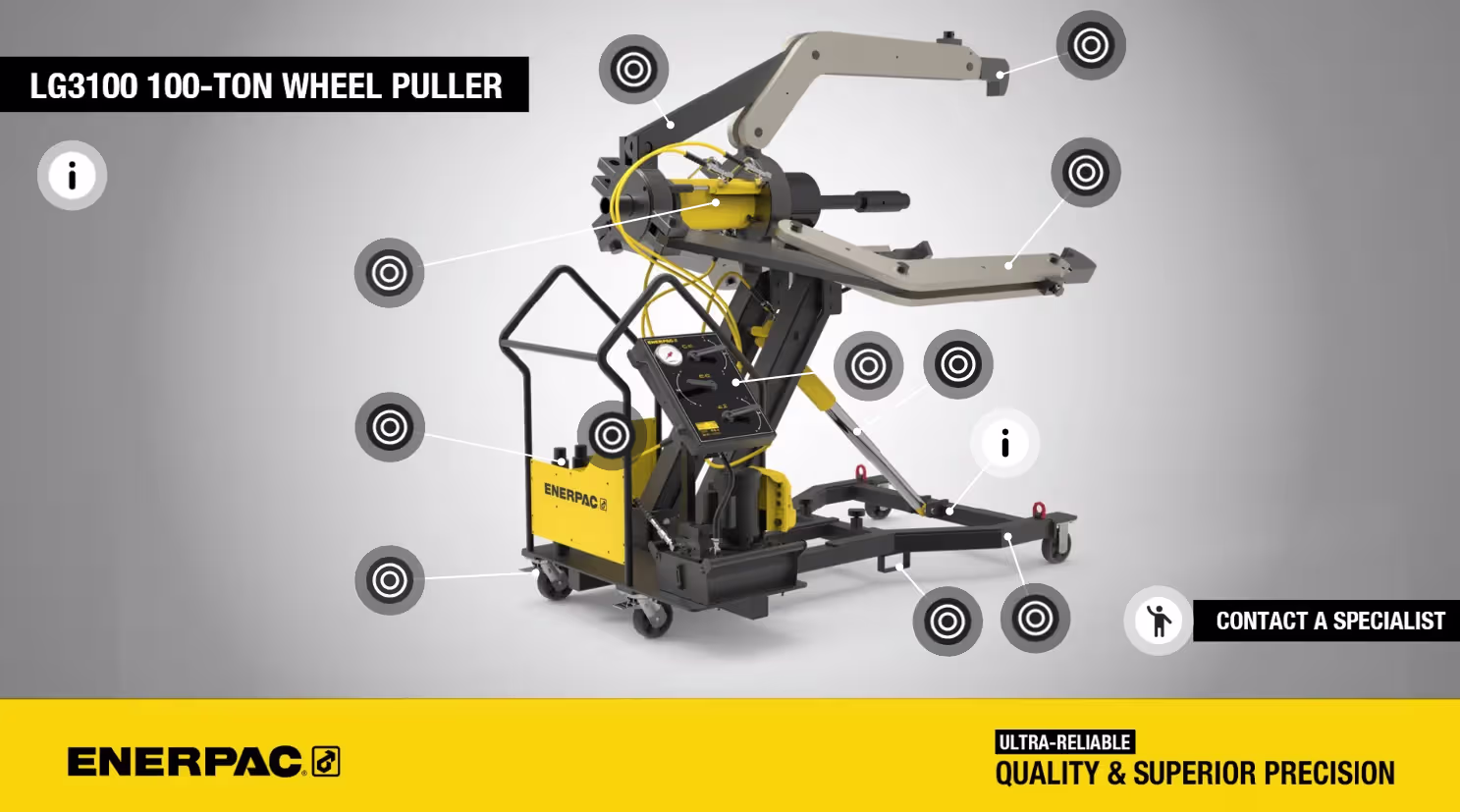 100 Ton Hydraulic Lock-Grip Puller: Interactive Viewer