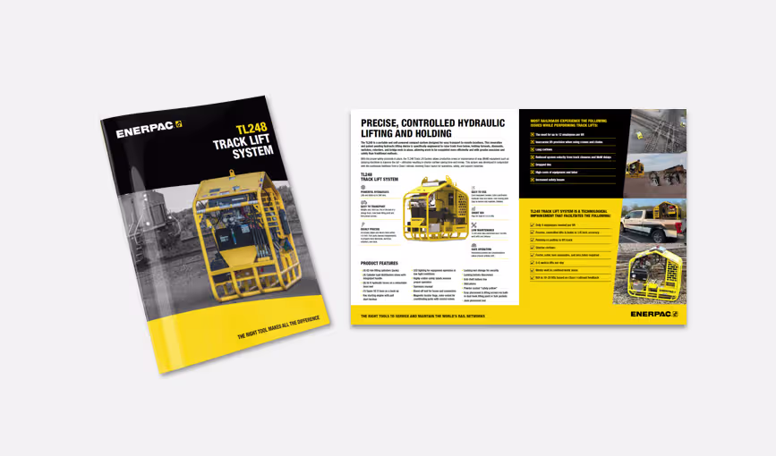 Brochure: TL248 Track Lifting System