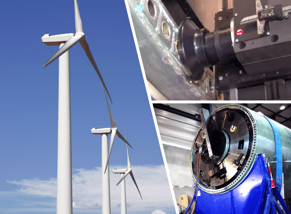 Wind Turbine Blade Manufacture: How Orbital Milling Machines Can Help