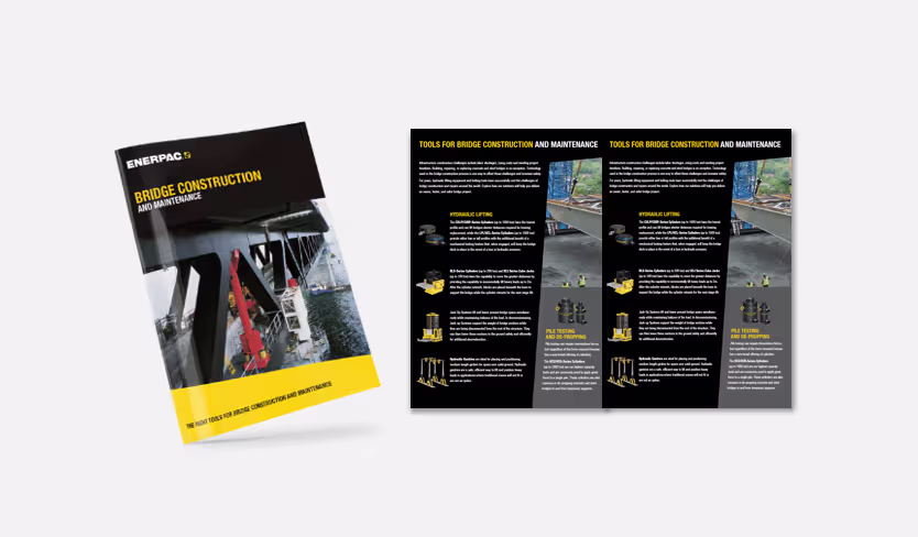 Featured Download: Enerpac Bridge Construction And Maintenance
